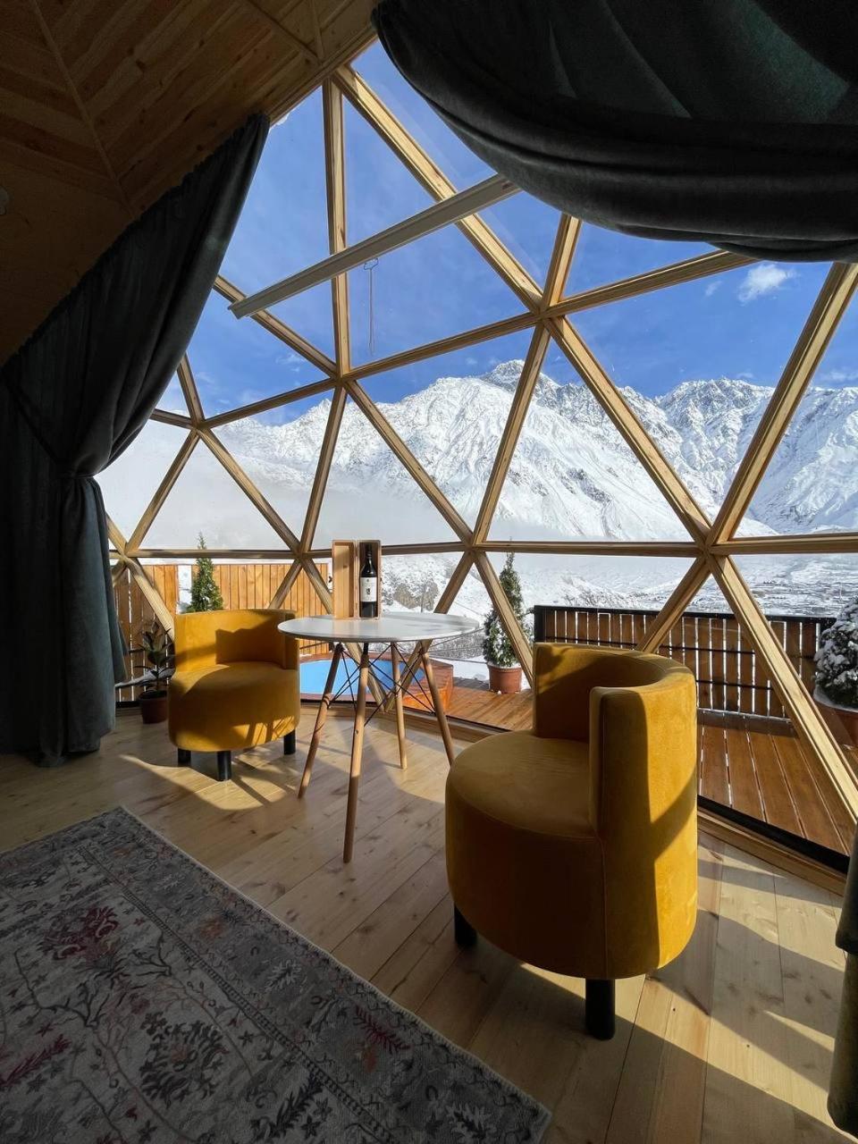 הוילה קזבגי Gabua Glamping מראה חיצוני תמונה
