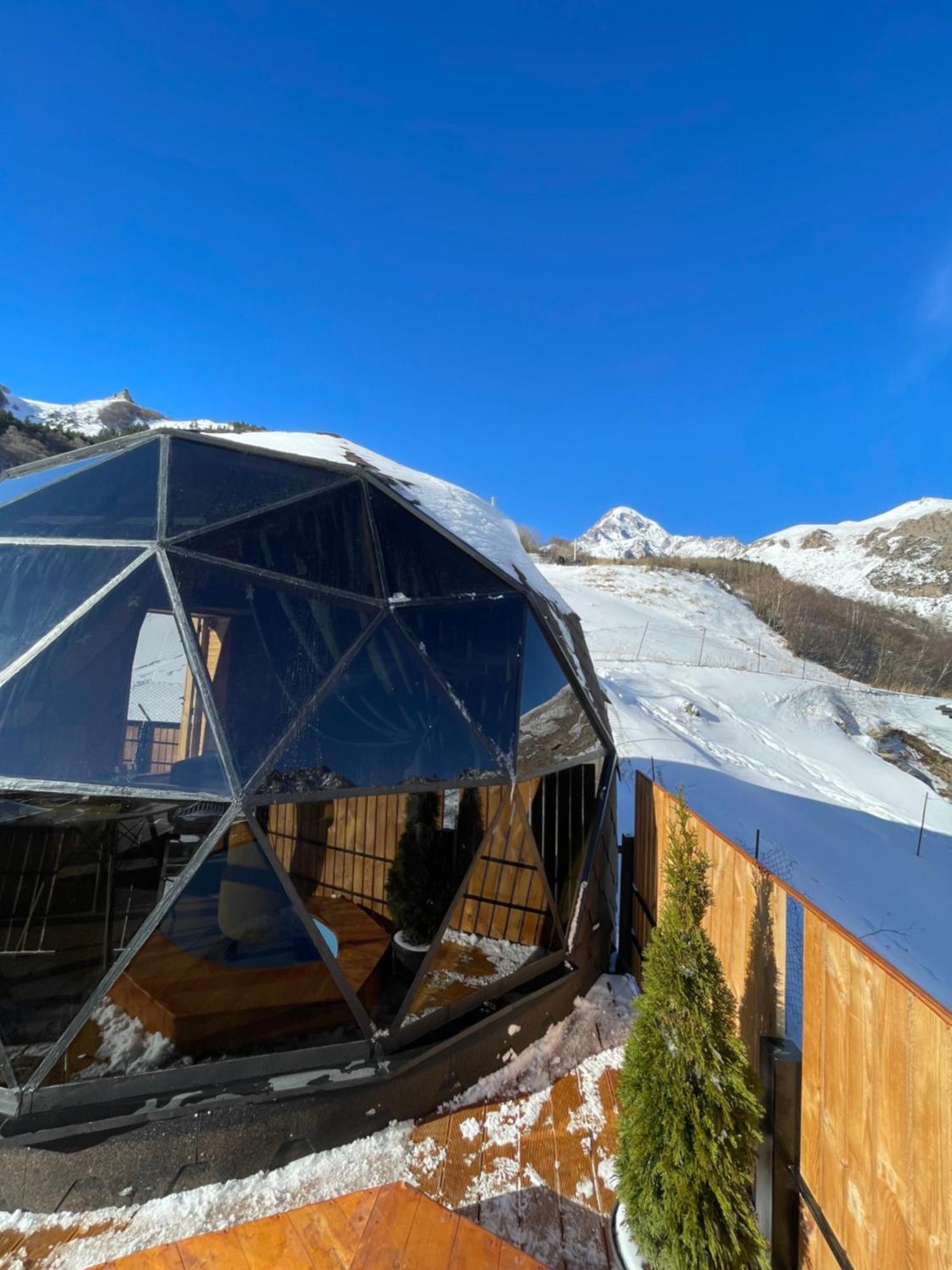 הוילה קזבגי Gabua Glamping מראה חיצוני תמונה