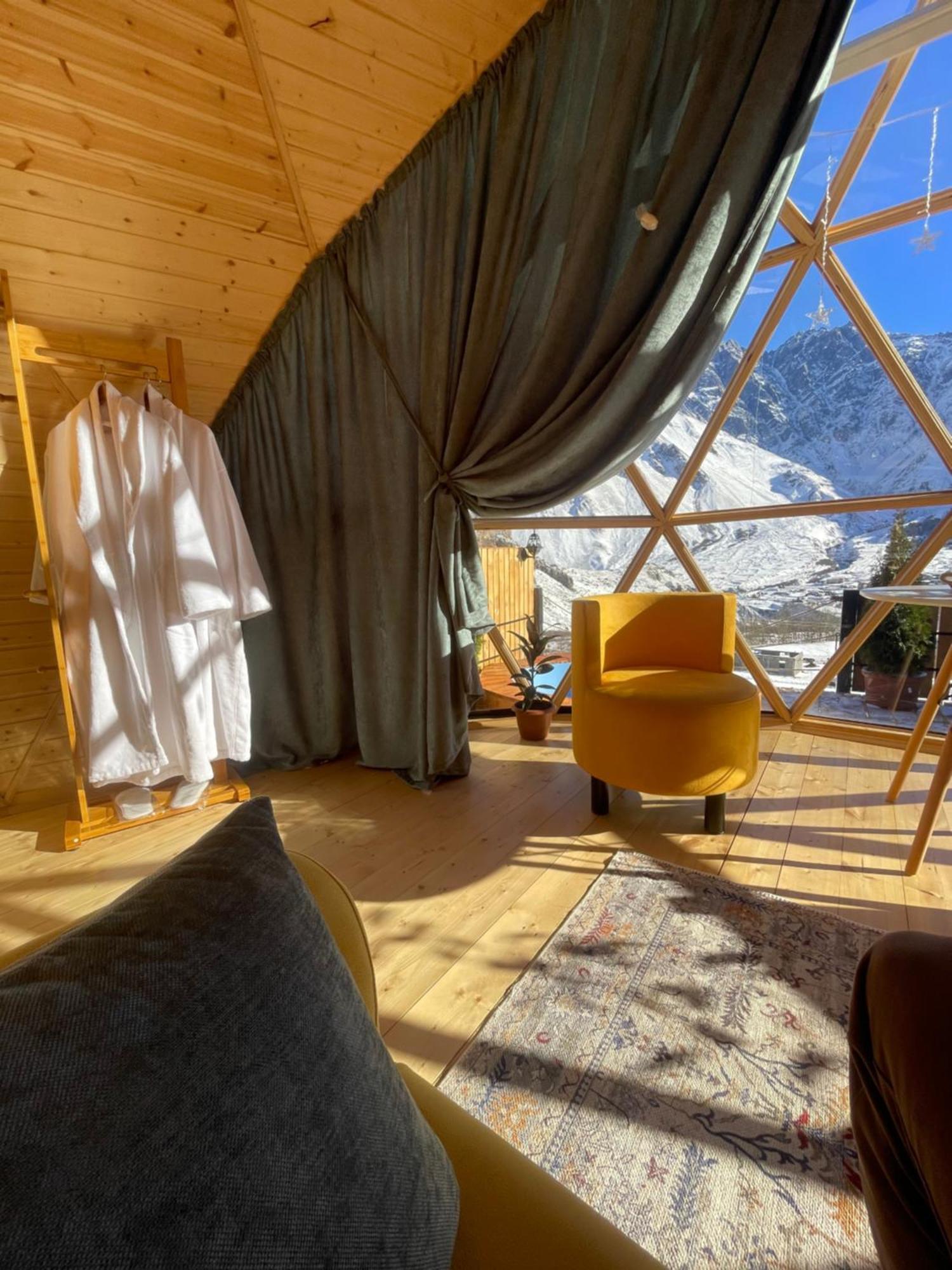 הוילה קזבגי Gabua Glamping מראה חיצוני תמונה