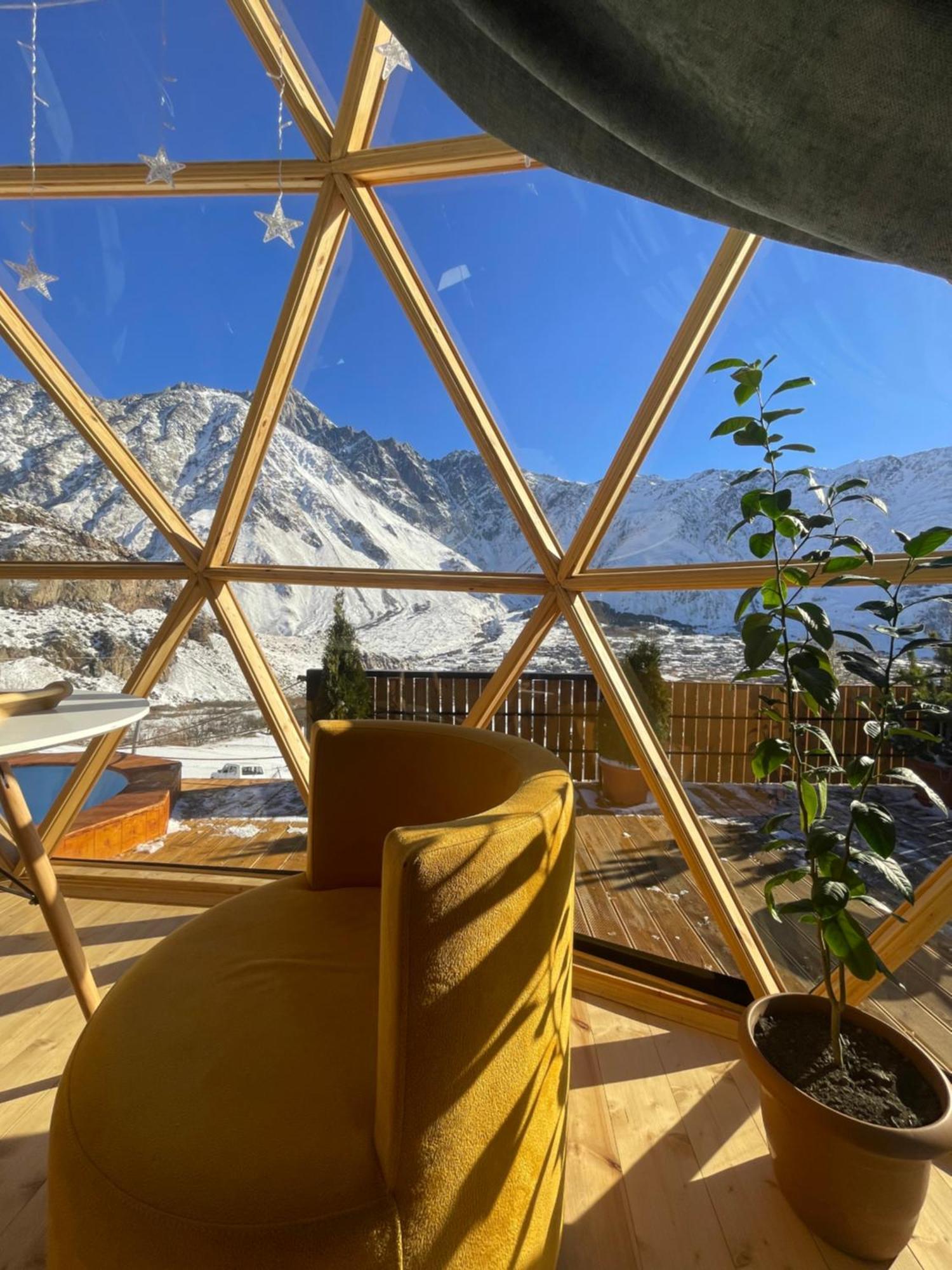 הוילה קזבגי Gabua Glamping מראה חיצוני תמונה